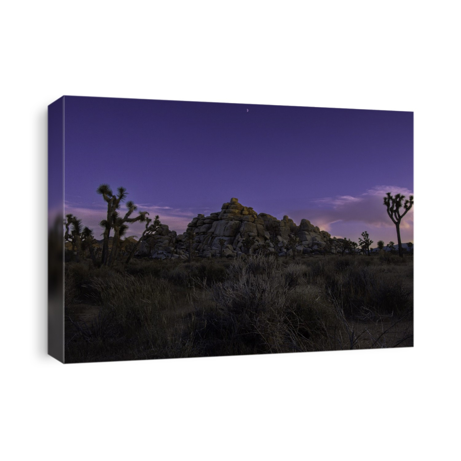 Twilight Hour image of a desert landscape near Cap Rock