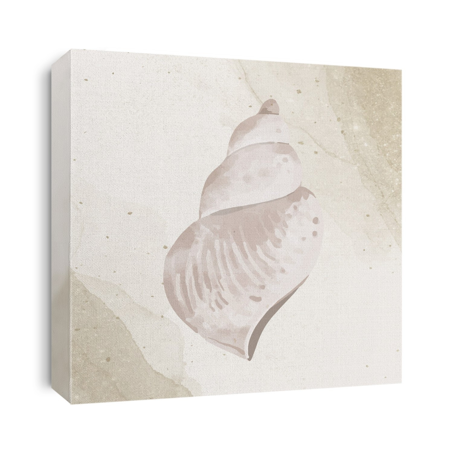 Transform any space into a serene coastal retreat with this calming canvas print featuring four beautifully detailed seashells. The clean grid layout showcases each shell's natural textures and earth tones against a pristine white background, creating a harmonious composition. This peaceful artwork brings the tranquil essence of the ocean into your home, perfect for bedrooms, bathrooms, or any space needing a touch of natural serenity. Available in four canvas sizes to suit any wall space.