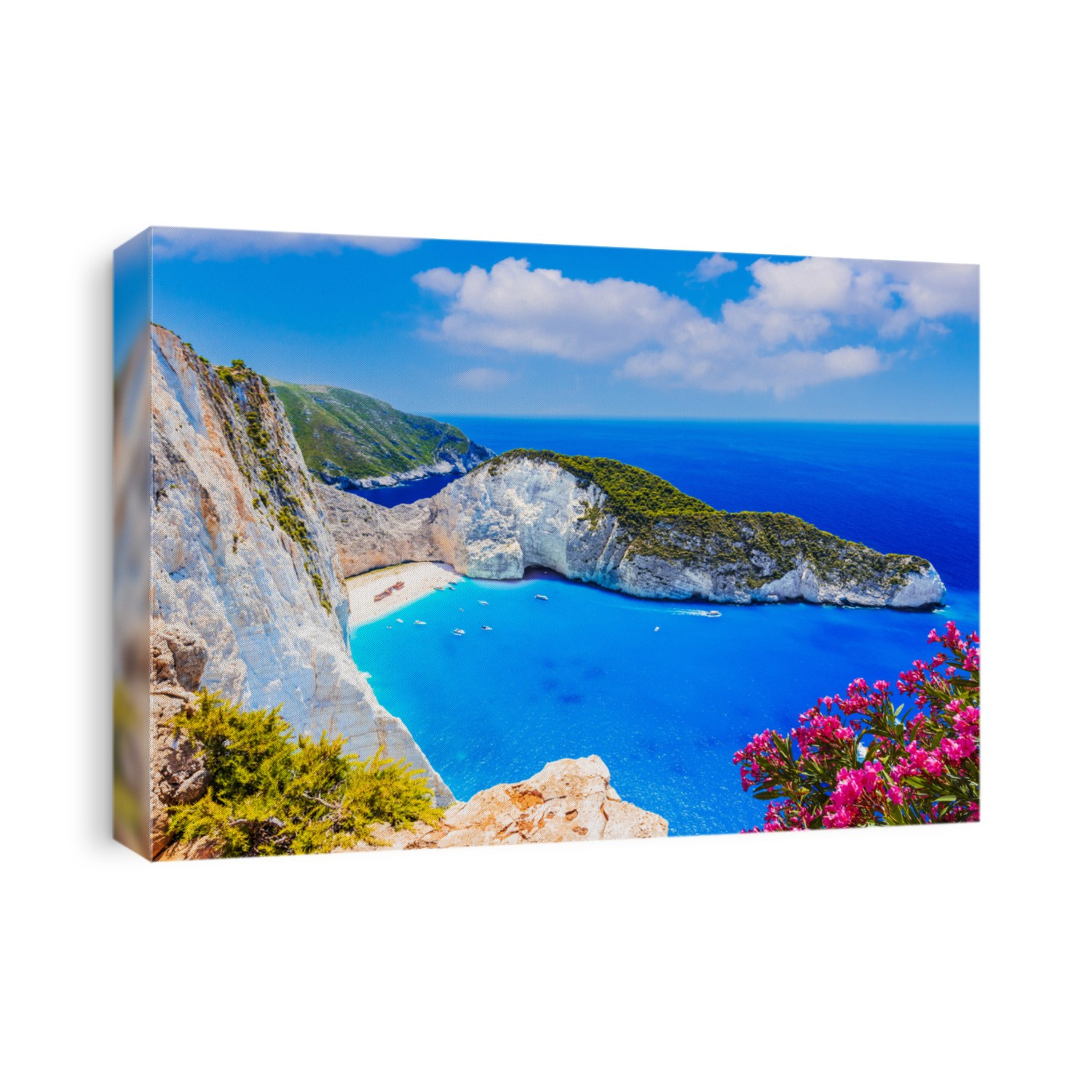 Zakynthos, Greece. Navagio Beach with shipwreck on Zakynthos island.