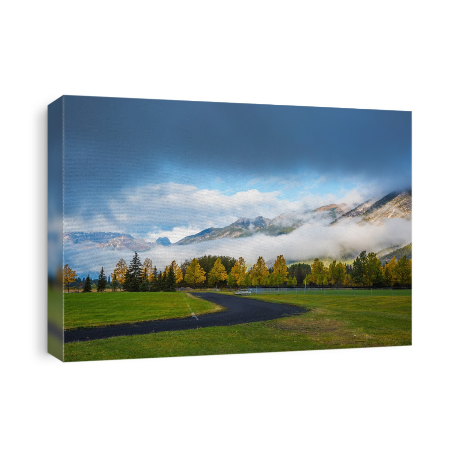  Golf courses in Banff. Gorgeous autumn in the Rocky Mountains
