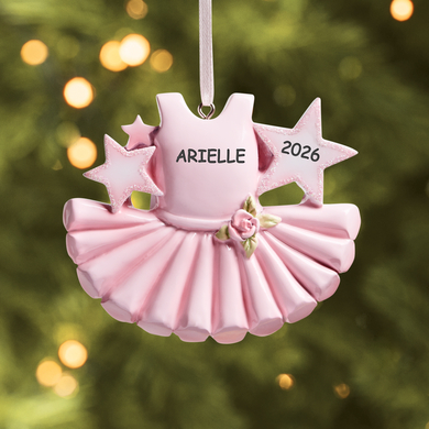 Tiny Ballerina Personalized Ornament