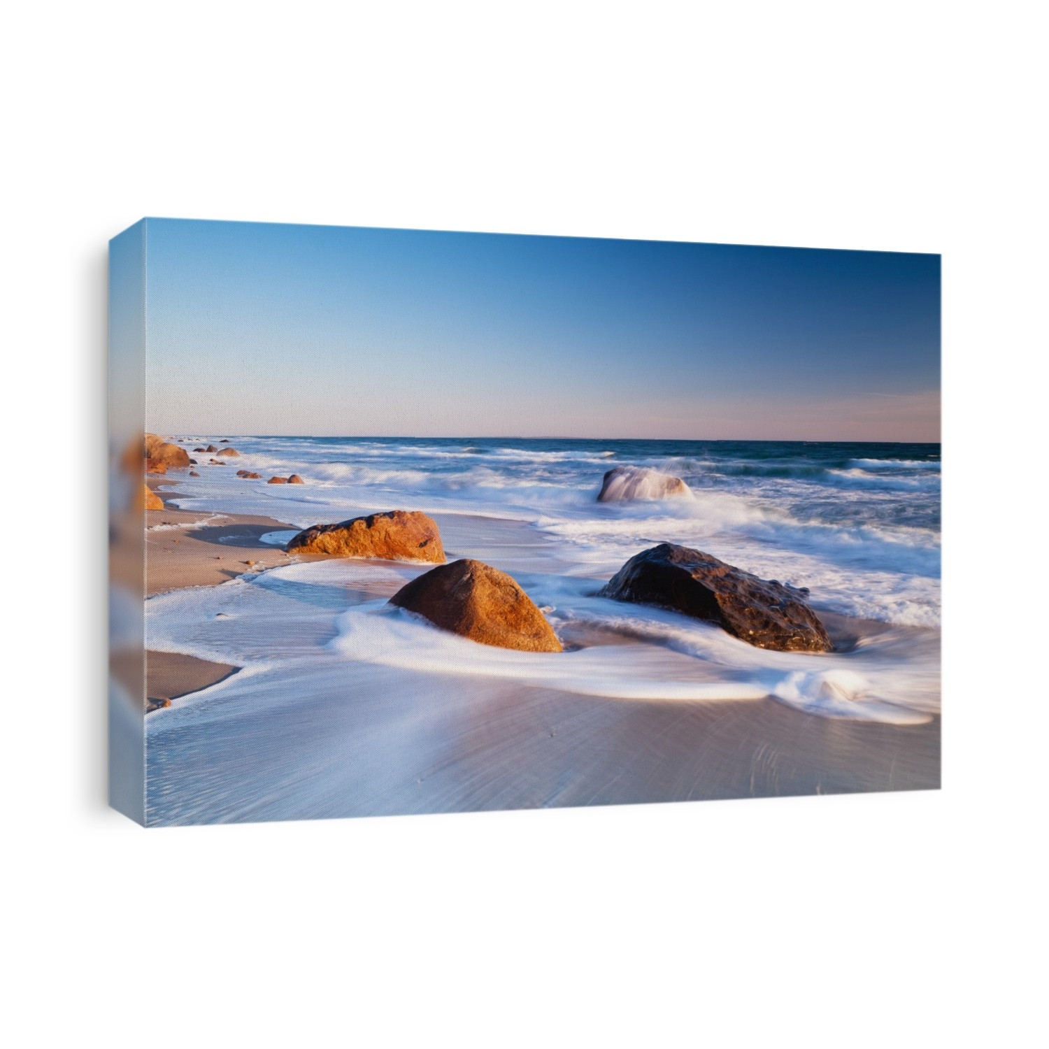 Gay Head Public Beach At Sunset; Martha's Vineyard, Massachusetts, United States Of America
