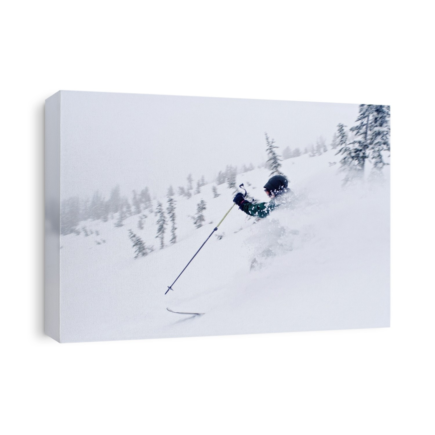Wallawa Mountains, Oregon, Usa; Downhill Skier