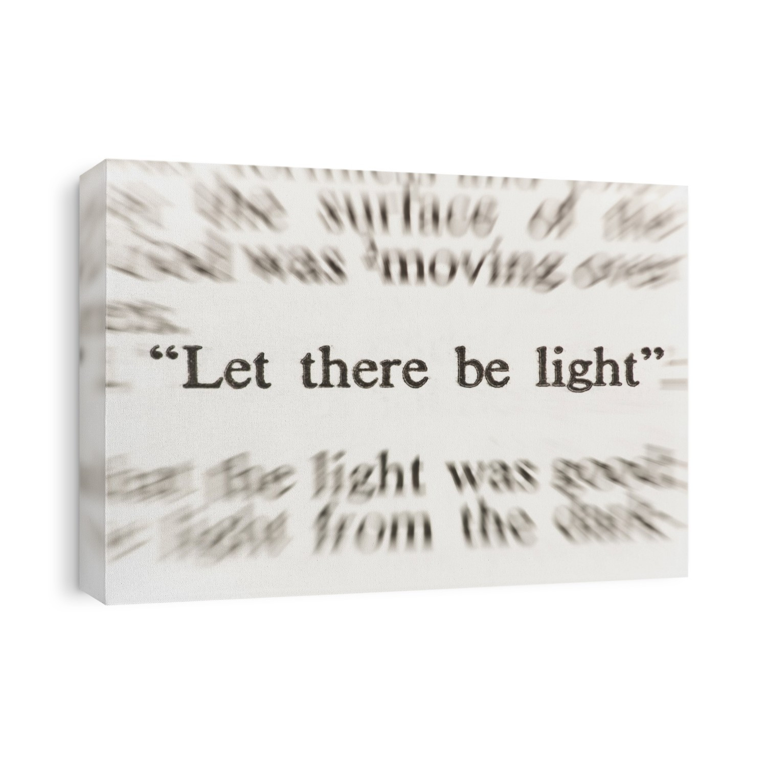 Scripture From The New American Standard Bible From Genesis 1:3 Saying Let There Be Light