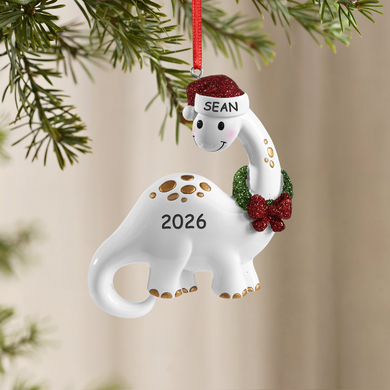 Brachiosaurus Personalized Dinosaur Ornament