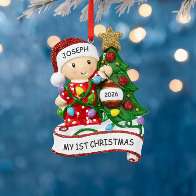 Illuminated Love Personalized Ornament