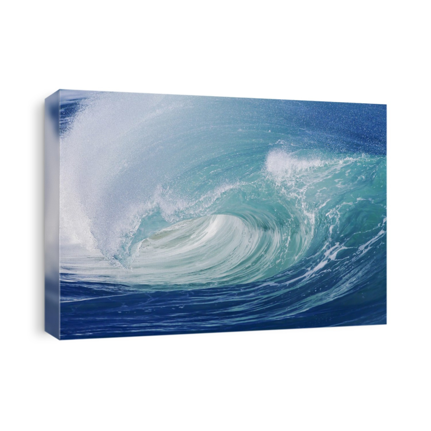 Close-up of wave breaking on the north shore of Oahu at Waimea; Waimea, Oahu, Hawaii, United States of America