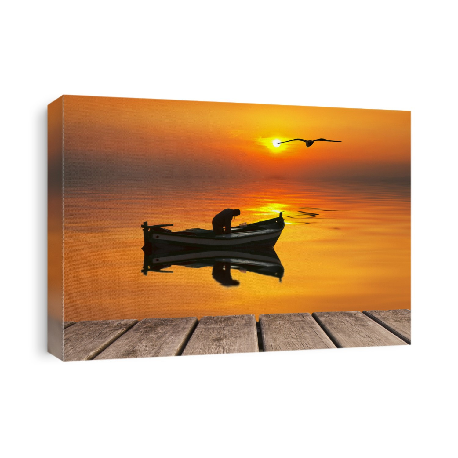 Fishing begins at sunrise
