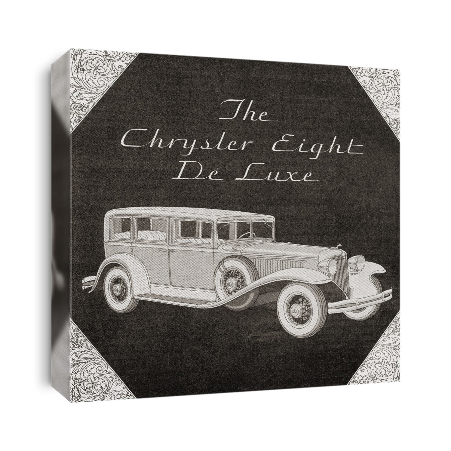 A 1930's Advertisement For A Chrysler Eight De Luxe Car. From The Literary Digest Published 1931.