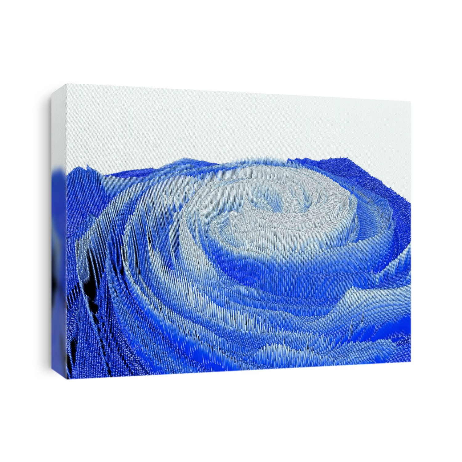 Abstract 3D landscape background illustration.