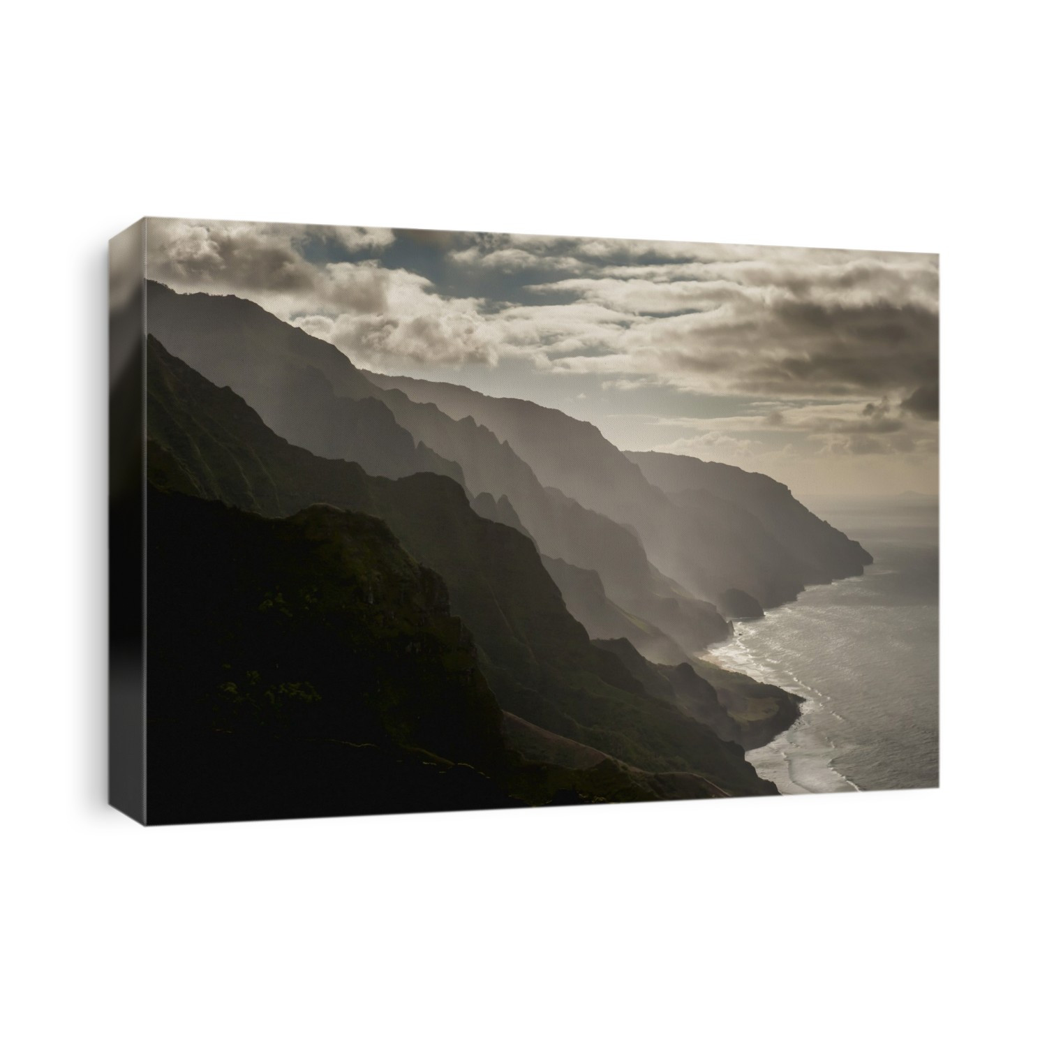 Late Afternoon View Of The Na Pali Coast; Kauai, Hawaii, United States Of America