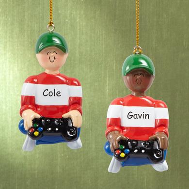 Video Game Player Ornament