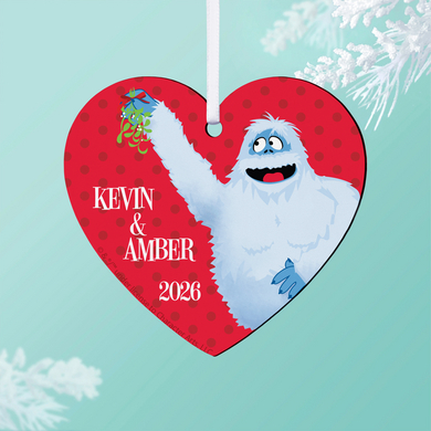 Rudolph® Bumble™ Mistletoe Heart Ornament
