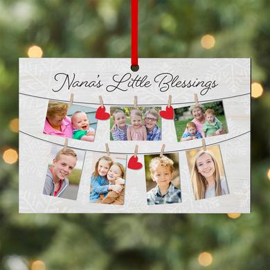 Little Blessings Photo Rectangle Ornament