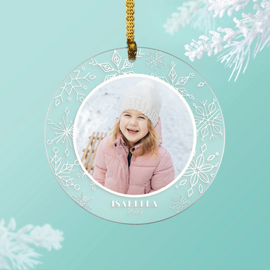Snowflake Photo Ornament