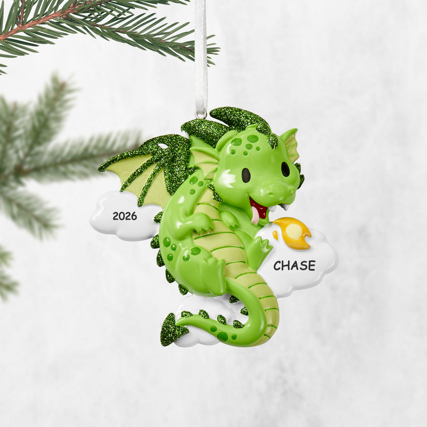 Fiery Dragon Ornament
