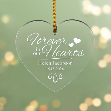 Forever in Our Hearts Memorial Ornament