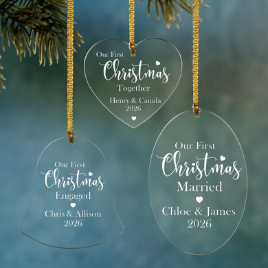 First Christmas Milestone Ornament