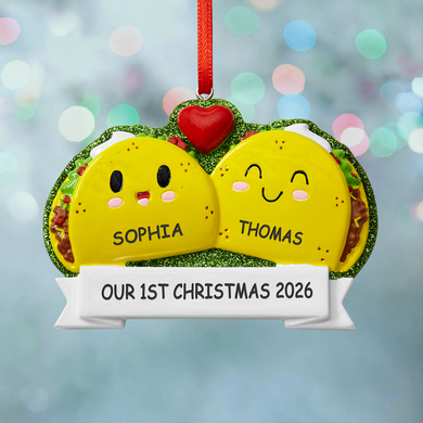 Taco Couple Ornament