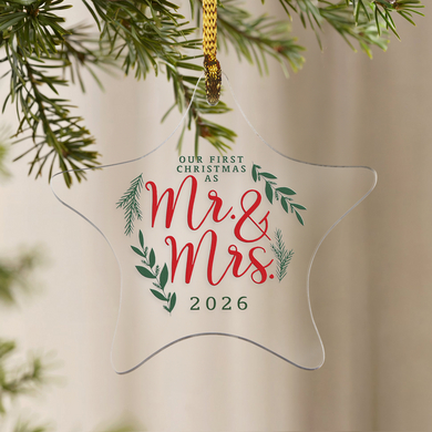 Our First Christmas Star Ornament