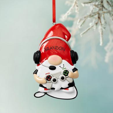 Gnome Gamer Ornament