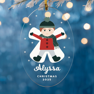 Snow Angel Fun Ornament