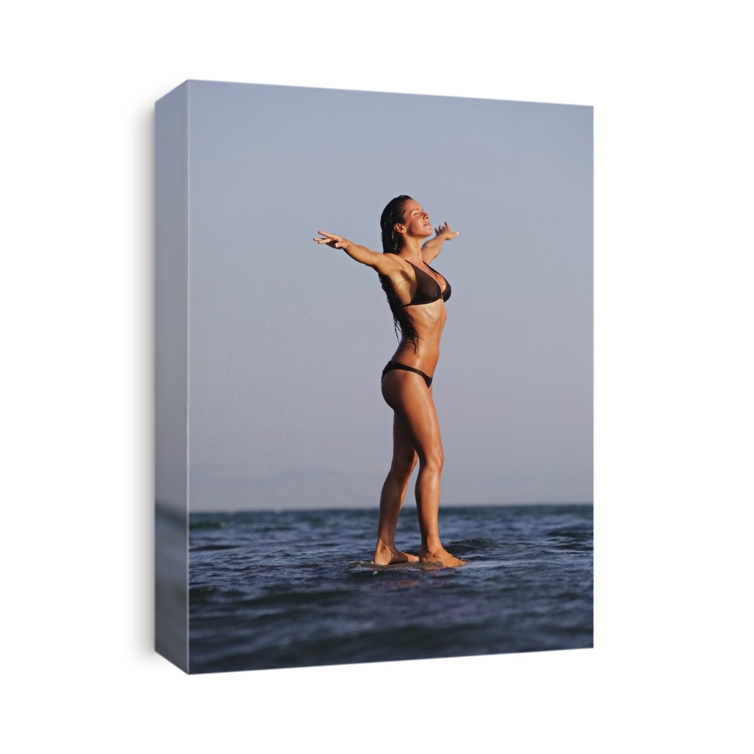 Woman Standing On The Water