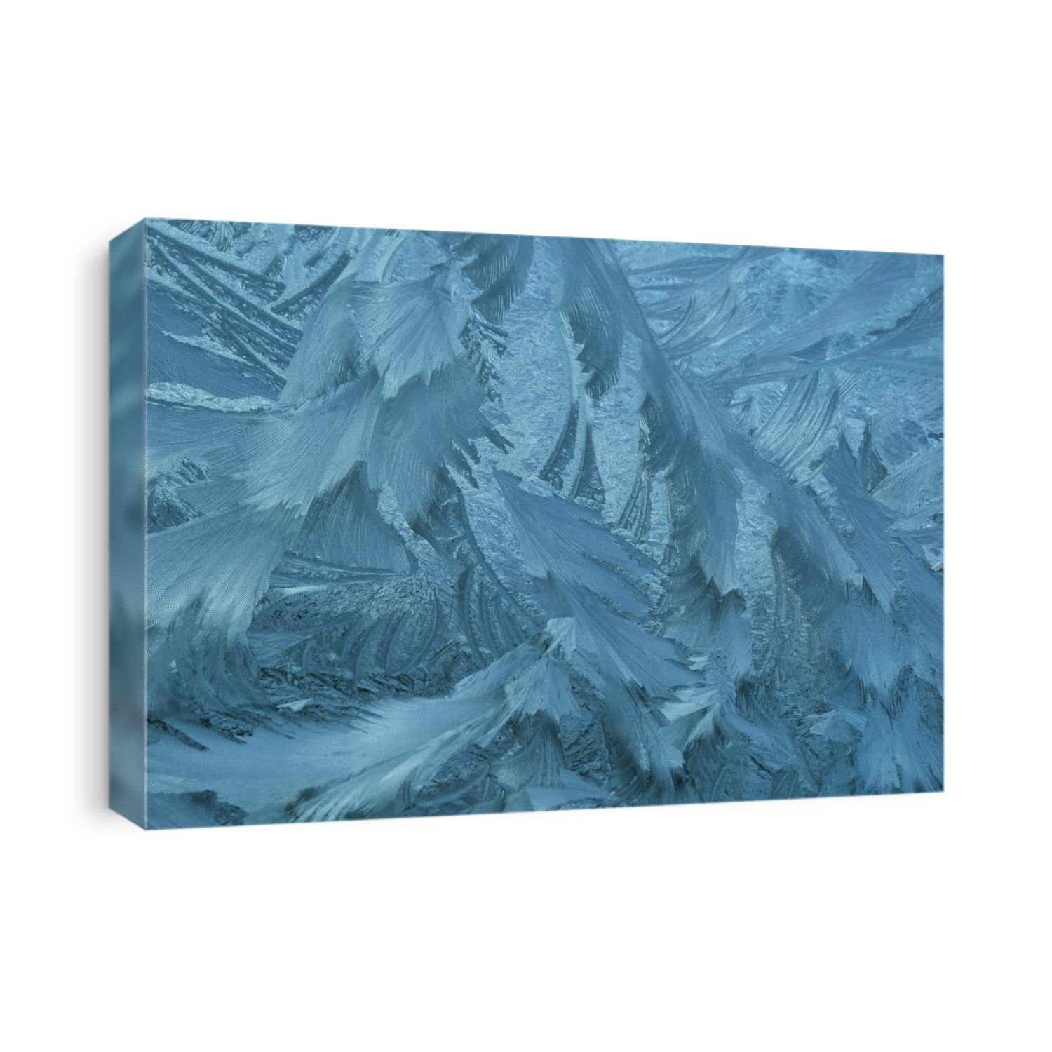 Ice Patterns Formed On Glass After A Hard Frost; Nelson, Wakefield, New Zealand