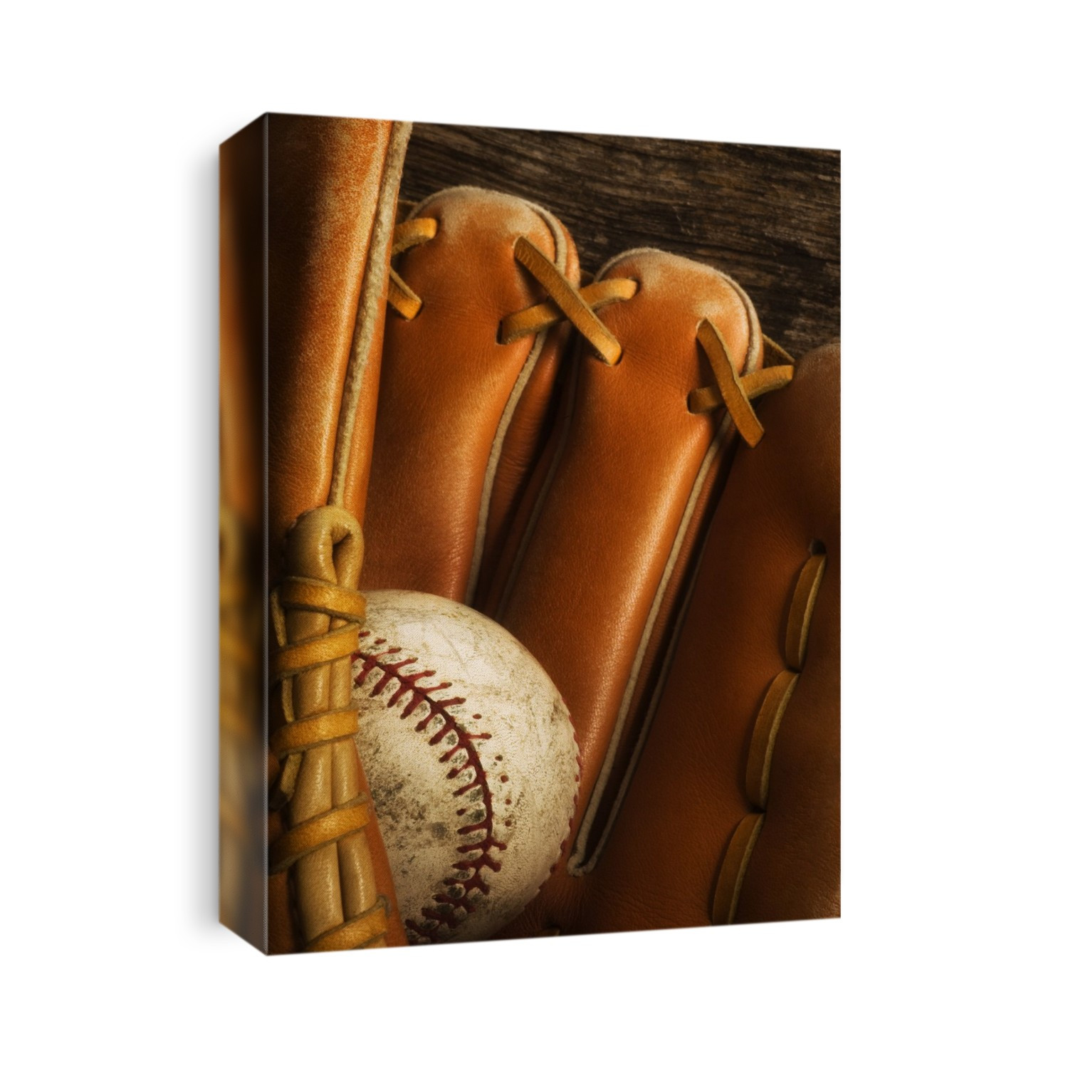 Baseball Glove And Baseball