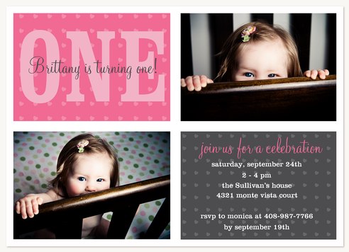 Kids Birthday Invitations, Mod One Design