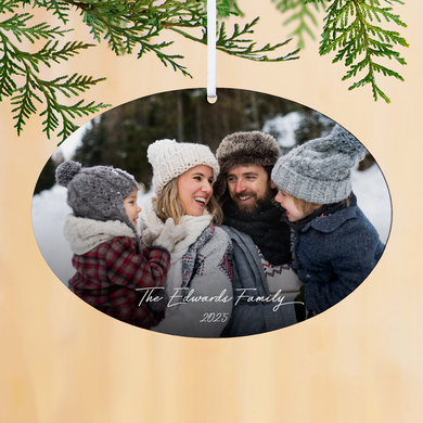 Custom Photo Wood Ornament