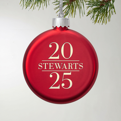 Custom Light-Up Glass Ornament