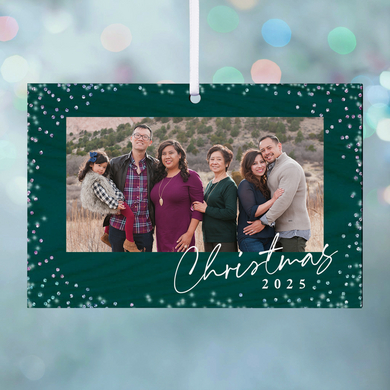 Cheery Photo Rectangle Ornament