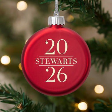 Light-Up Glass Ornament