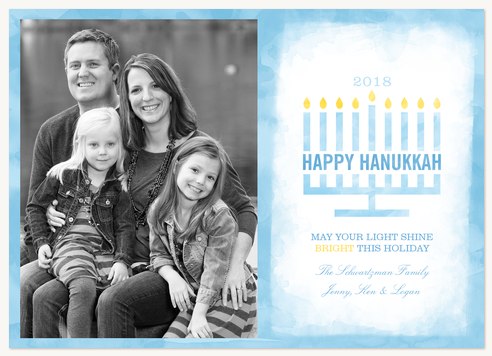 Hanukkah Cards, Menorah Magic Design