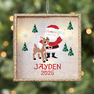 TwinkleBright® Rudolph® & Friends Scenic LED Ornament