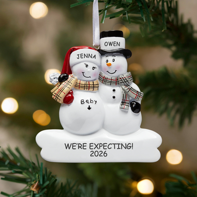 We're Expecting Couple Ornament