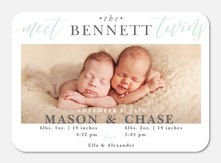 twin birth announcements photoaffections twin birth announcements photo cards