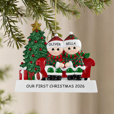 Comfy Cozy Couple Ornament