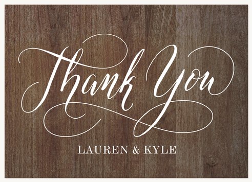 Wedding Thank You Cards Rustic Chic Wedding Thank You Cards Rustic Chic