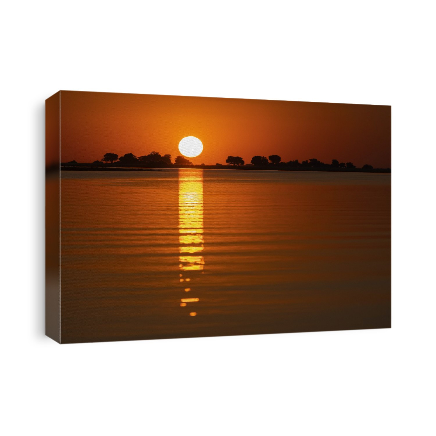 Sunset over the Chobe River; Botswana