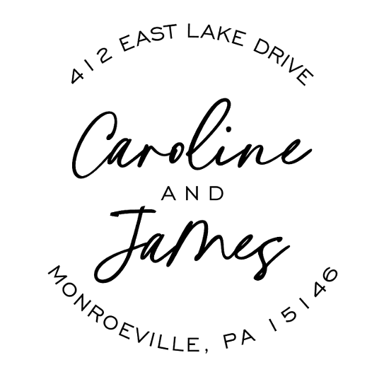 Signature Style SelfInking Stamp Personal Creations