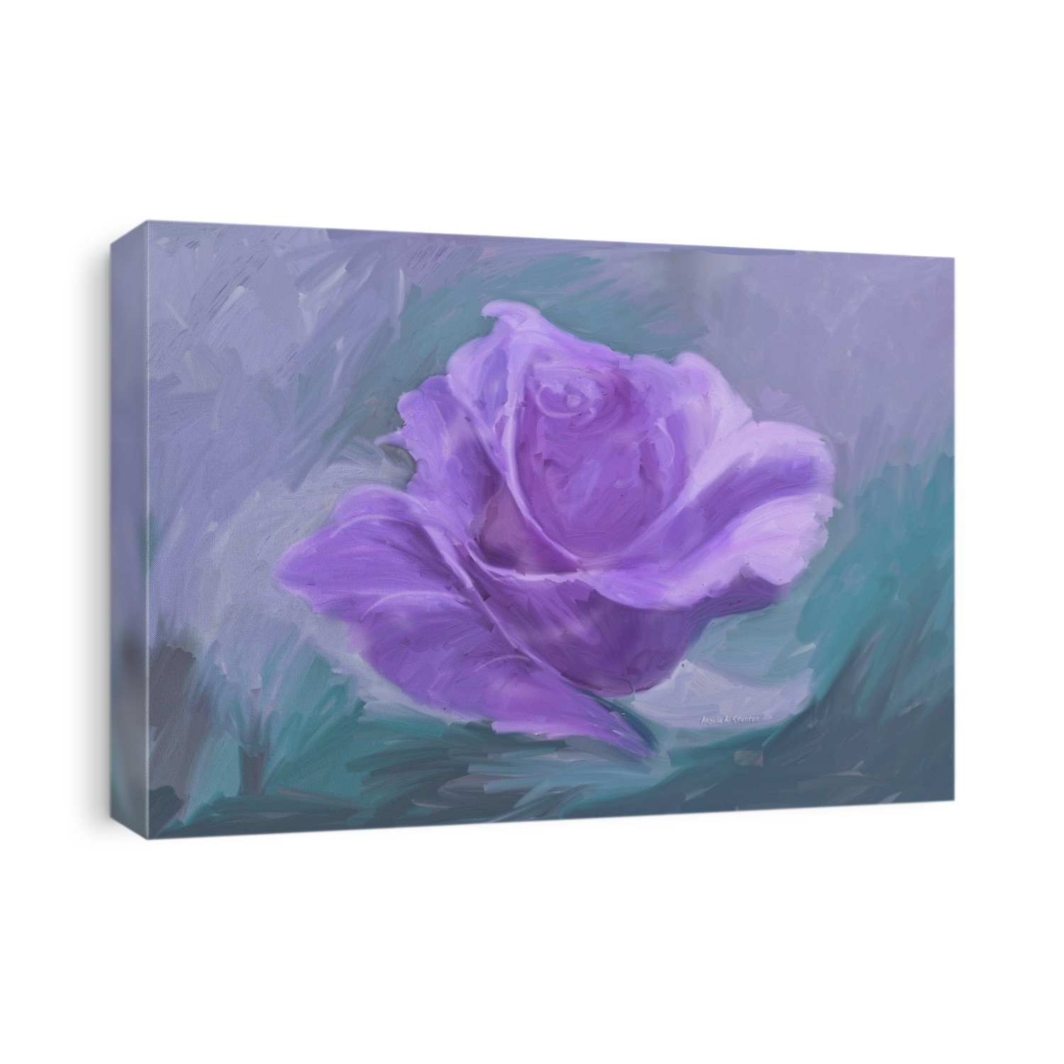 Computer Generated Image Of A Purple Flower