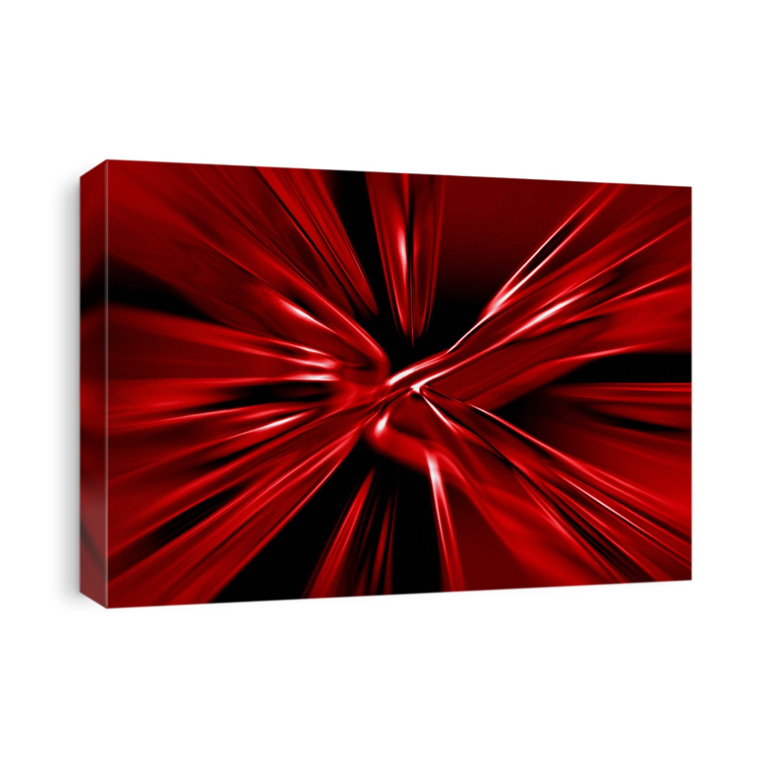 Red Streaks Flying Outwards