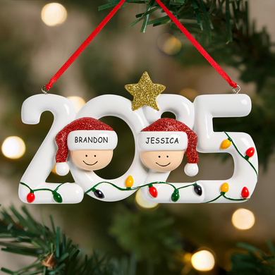 2025 Holiday Family Couple Ornament