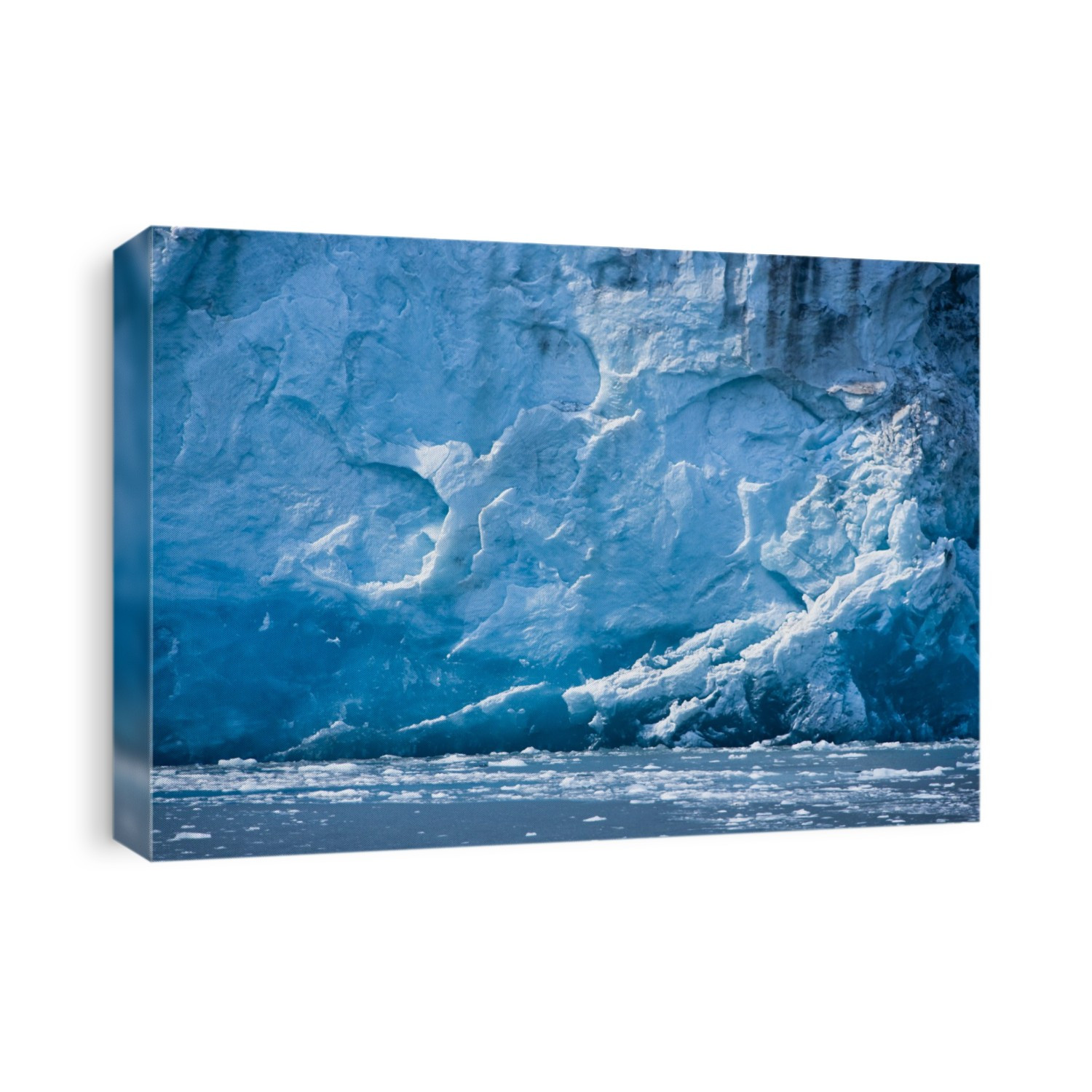 Ice Detail Of Harriman Glacier, Barry Arm, Southcentral Alaska, Summer