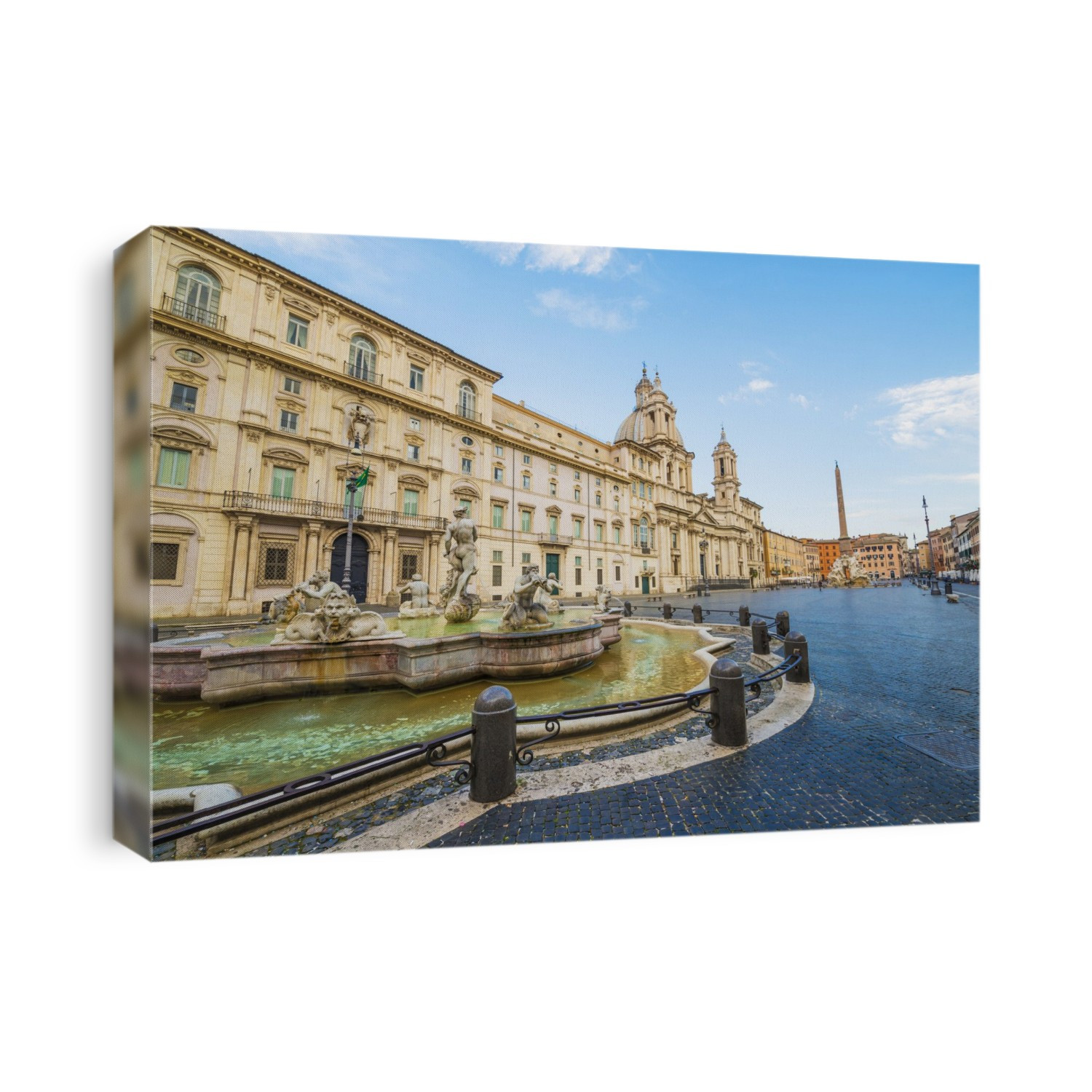 Fountain In Piazza Navona; Rome, Italy
