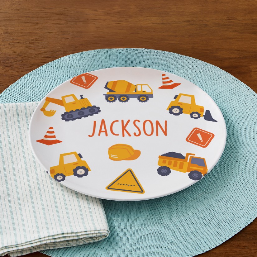 Construction Zone Plate