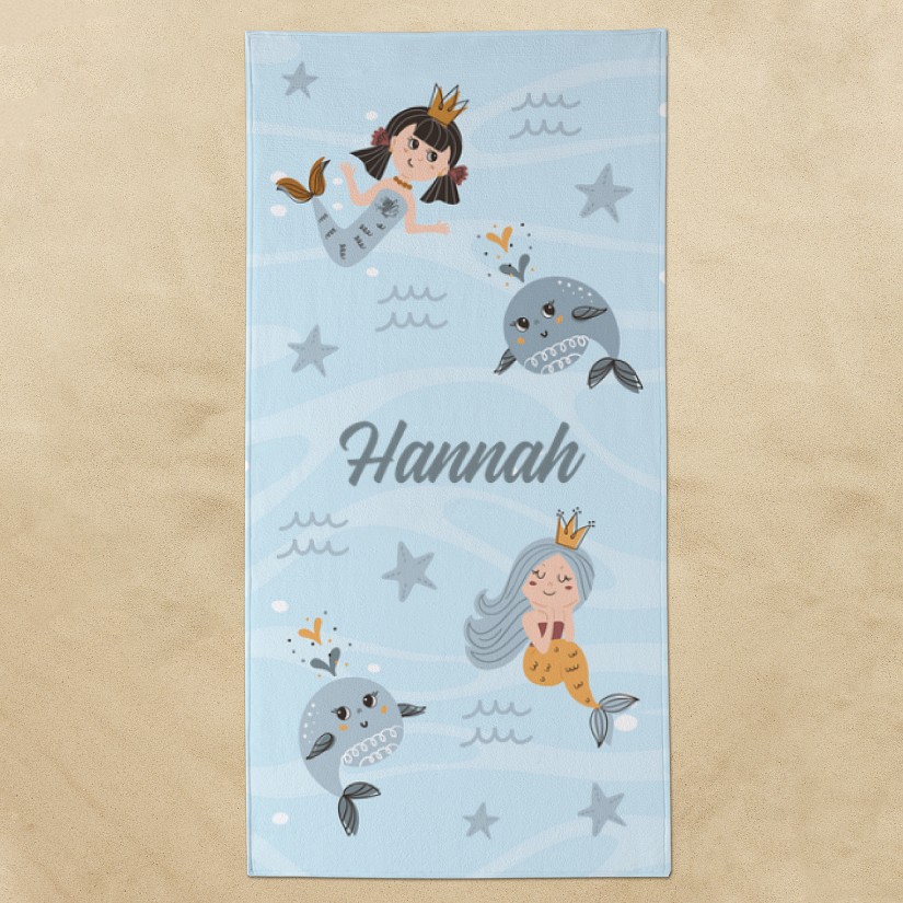Mermaid Dance Beach Towel