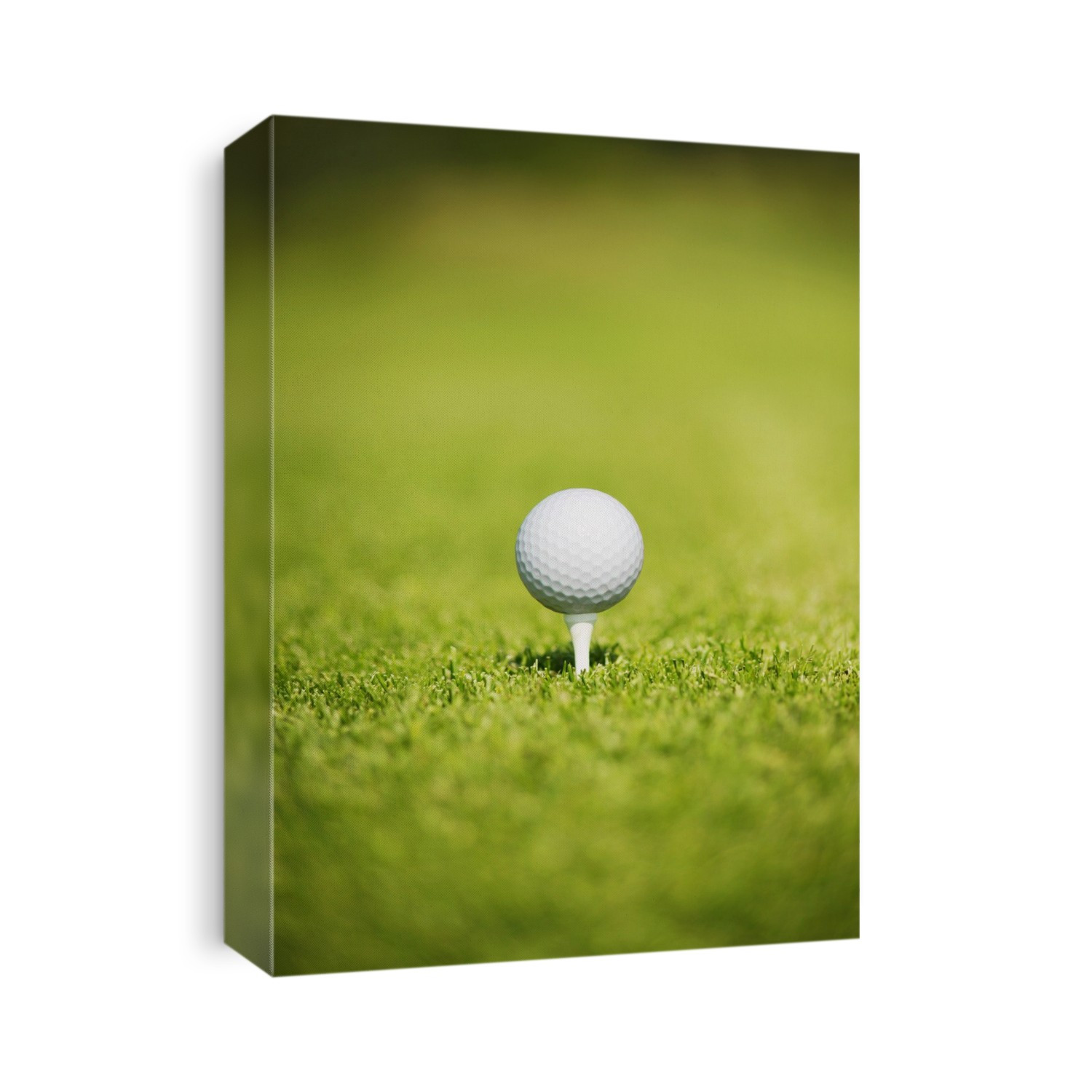 Golf Ball On A Tee